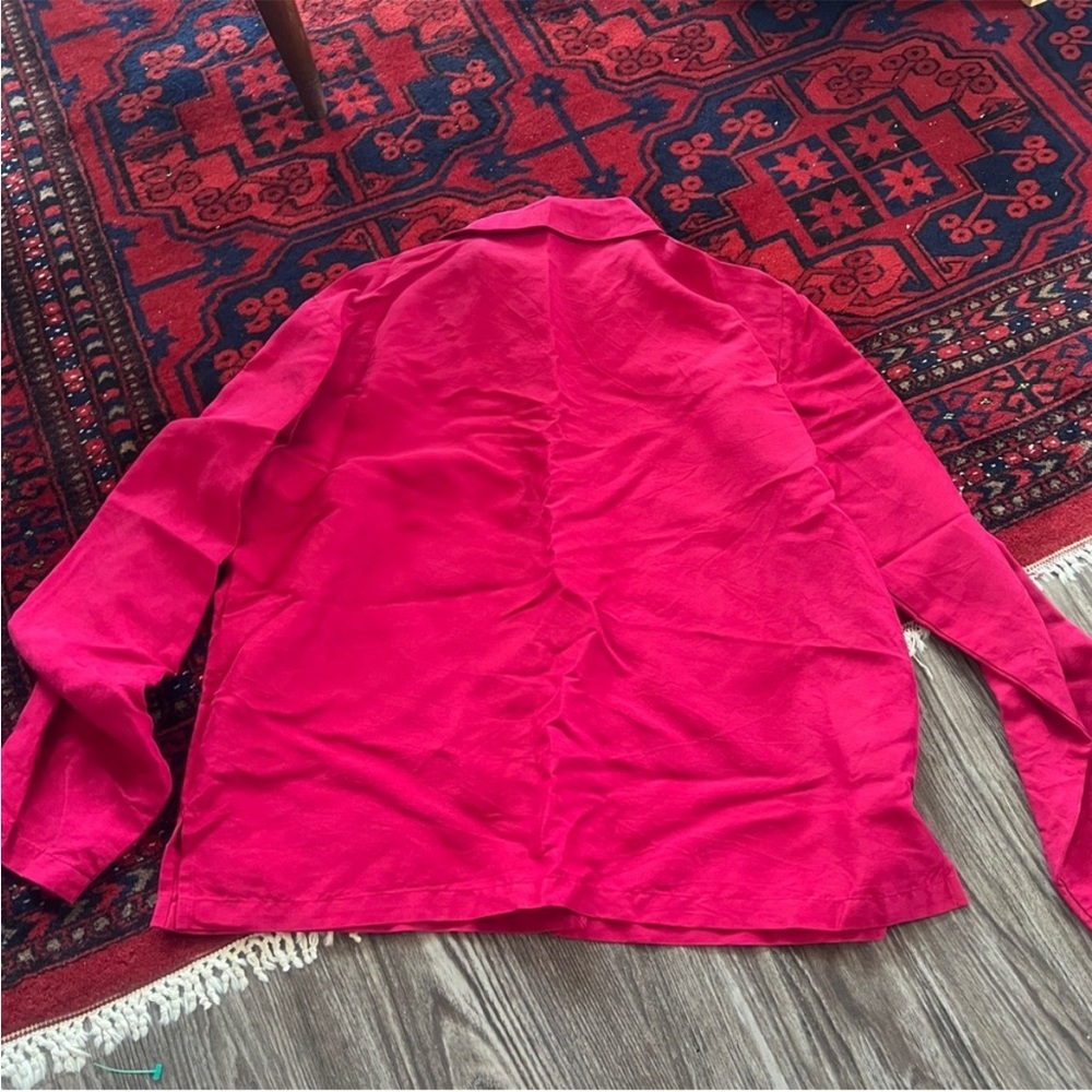 Eileen Fisher silk & wool button down